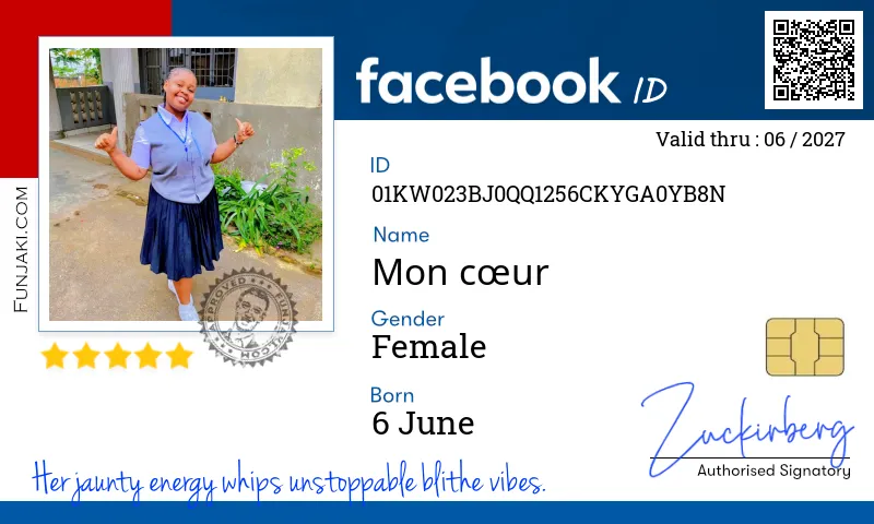 Facebook ID Card