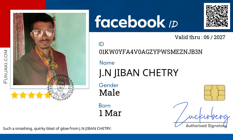 Facebook ID Card