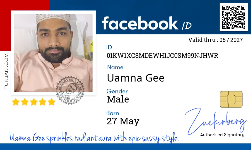 Facebook ID Card