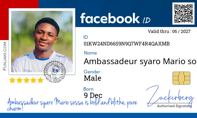 Facebook ID Card