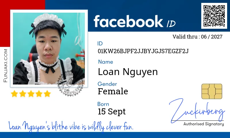 Facebook ID Card