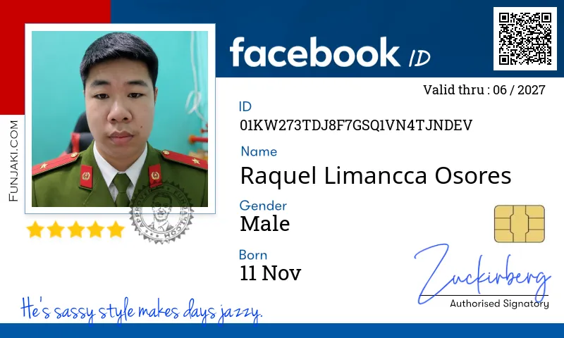 Facebook ID Card