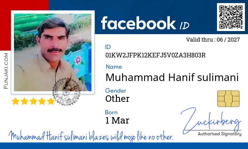 Facebook ID Card