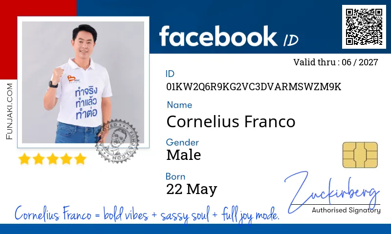 Facebook ID Card