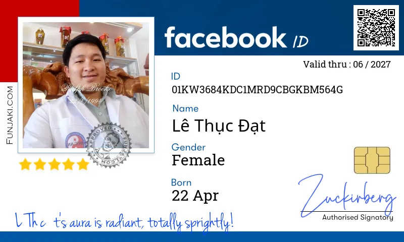 Facebook ID Card