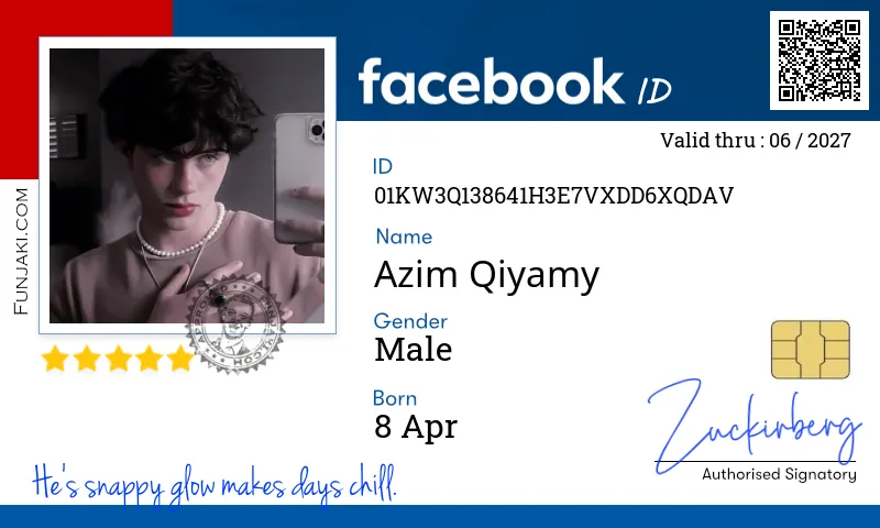 Facebook ID Card