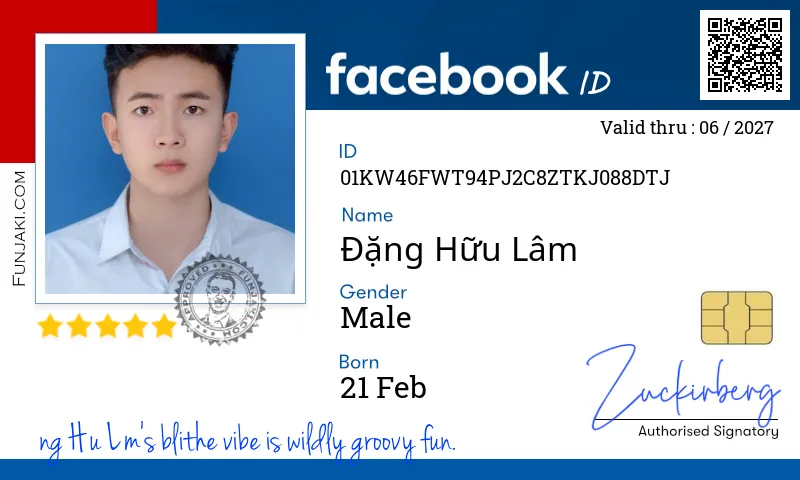 Facebook ID Card