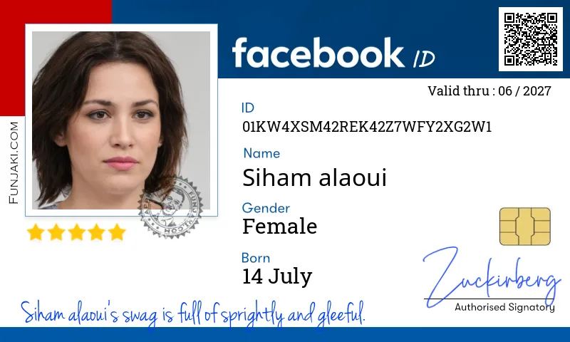 Facebook ID Card