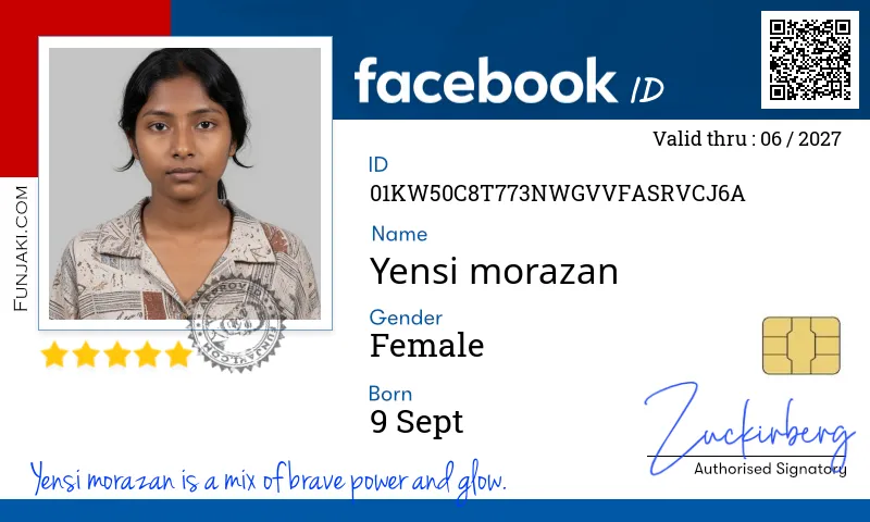 Facebook ID Card