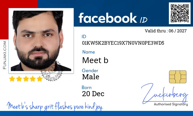 Facebook ID Card