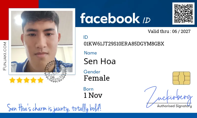 Facebook ID Card