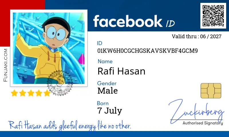 Facebook ID Card