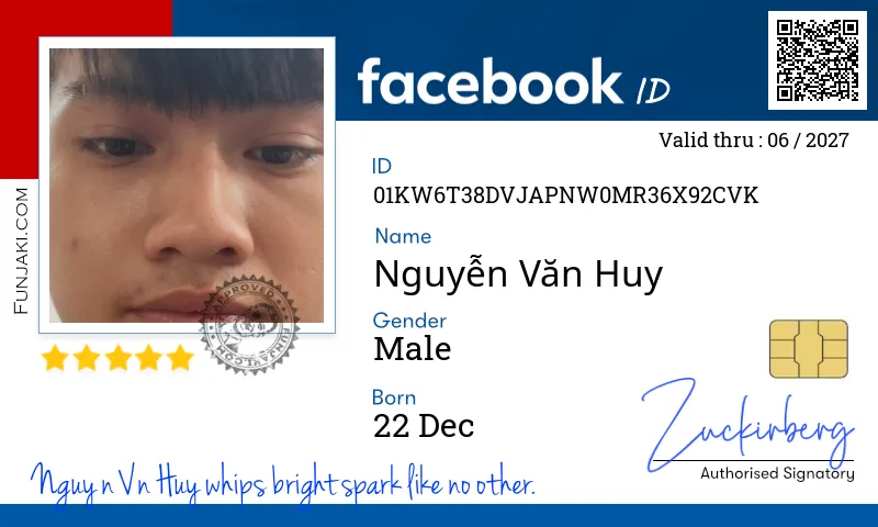Facebook ID Card