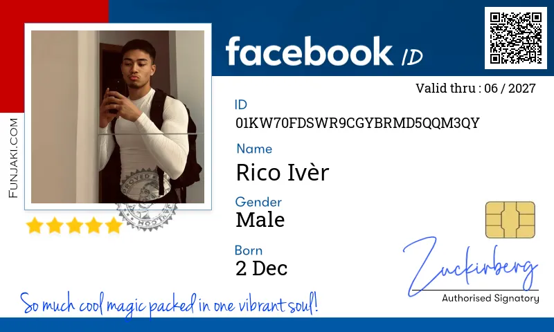 Facebook ID Card