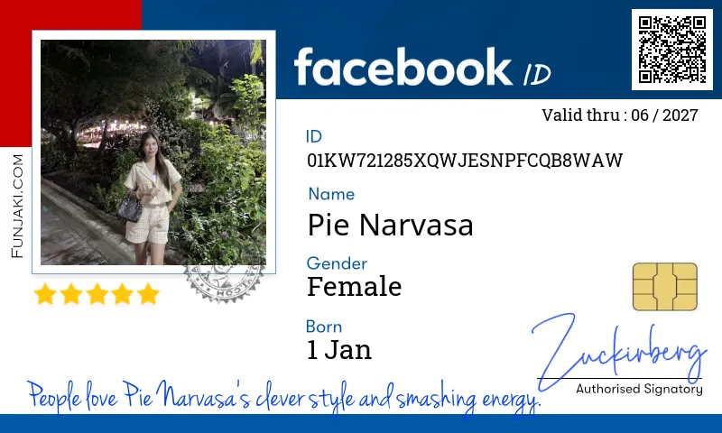 Facebook ID Card