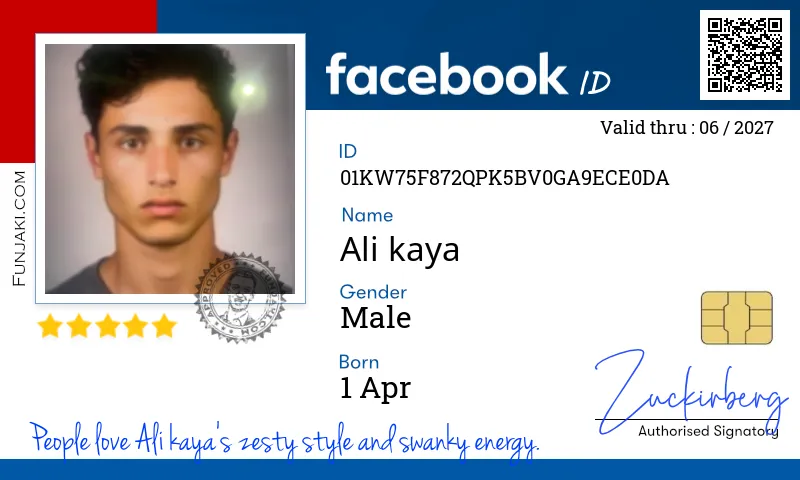 Facebook ID Card