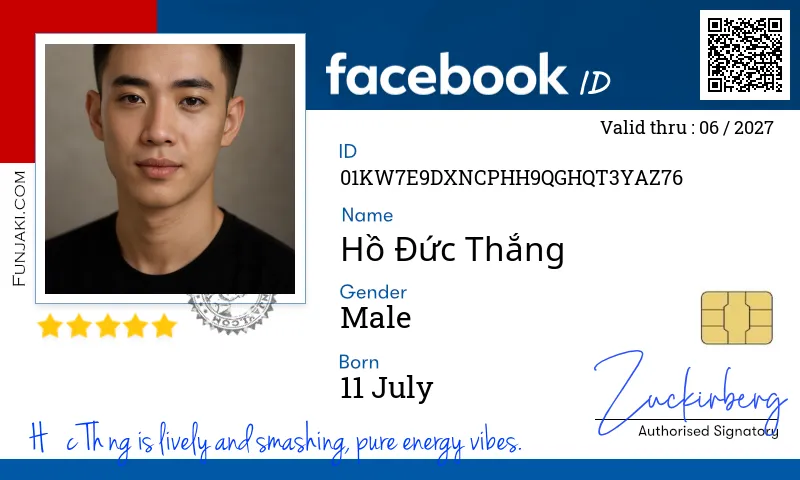 Facebook ID Card