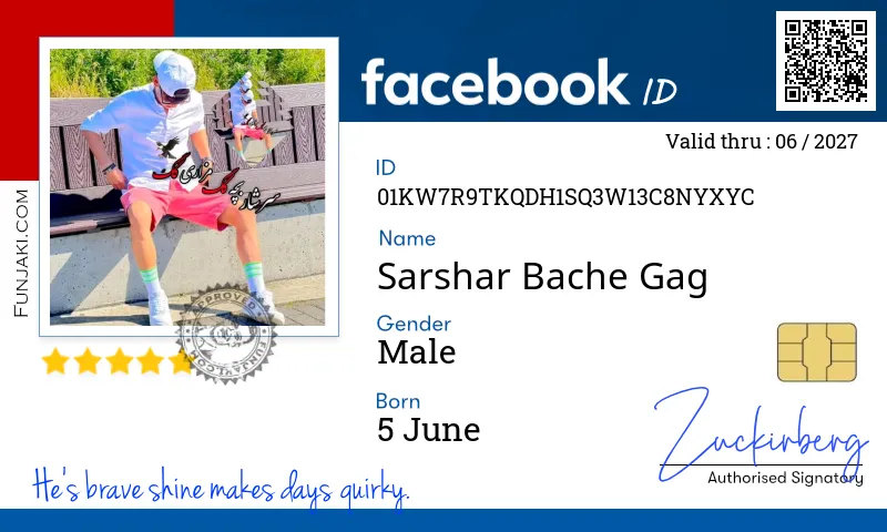 Facebook ID Card