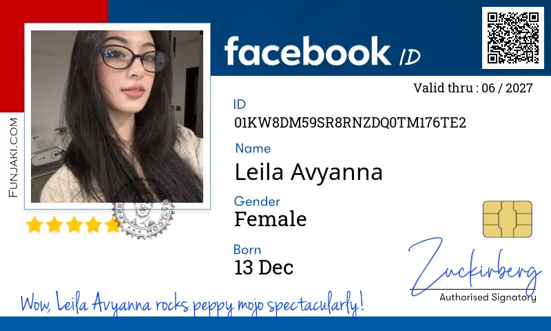 Facebook ID Card