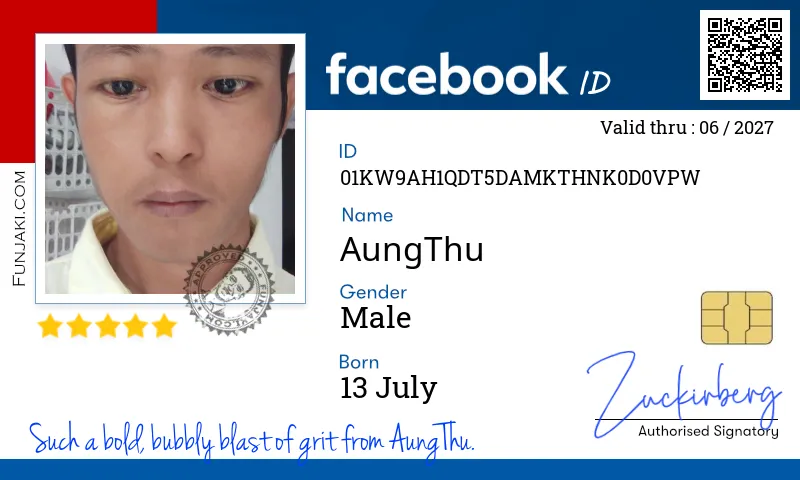 Facebook ID Card