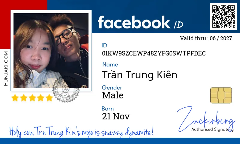 Facebook ID Card