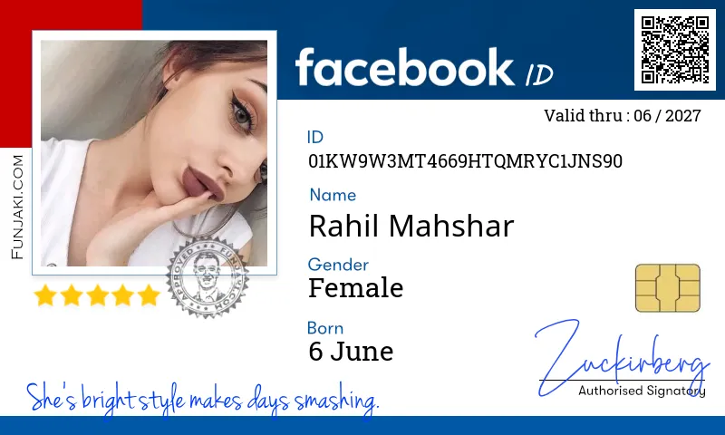 Facebook ID Card