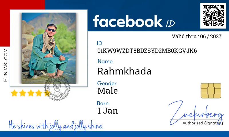 Facebook ID Card