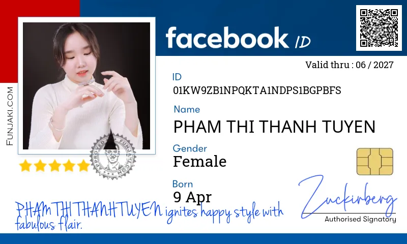 Facebook ID Card