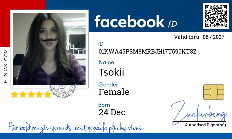 Facebook ID Card