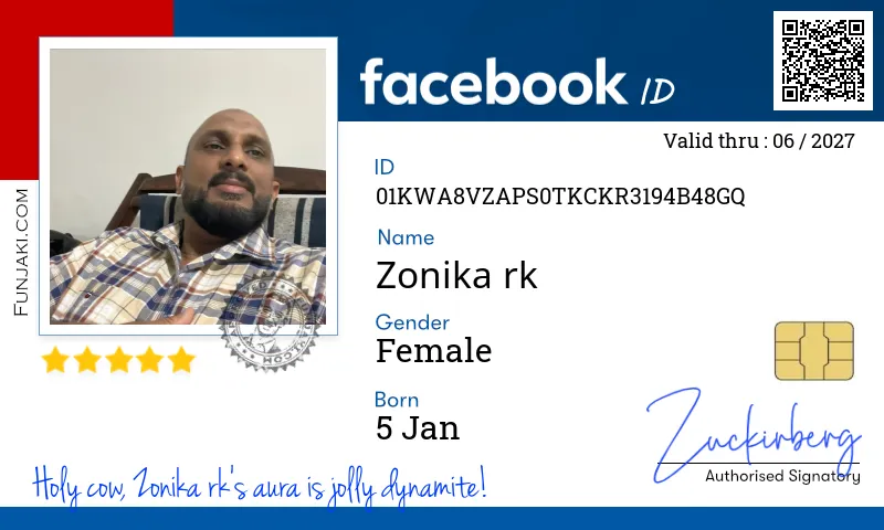 Facebook ID Card