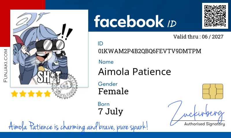 Facebook ID Card