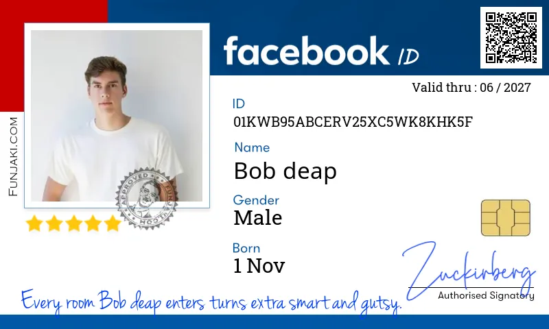 Facebook ID Card