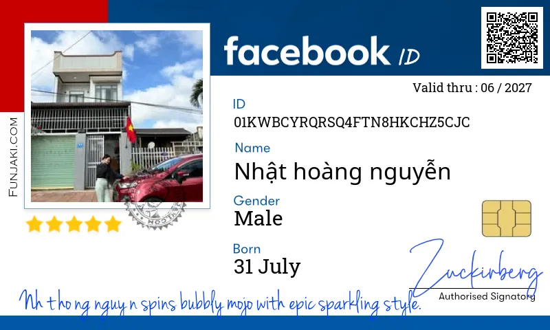 Facebook ID Card