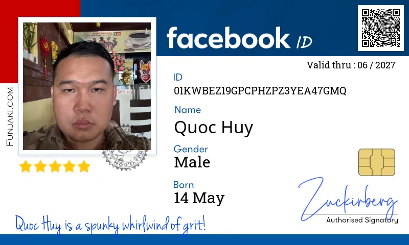 Facebook ID Card