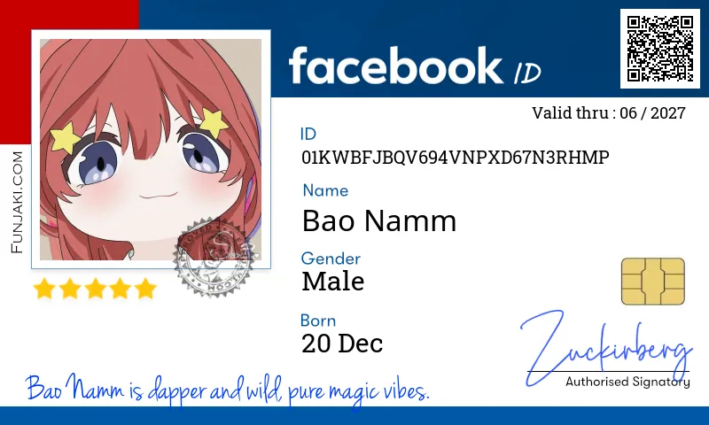 Facebook ID Card