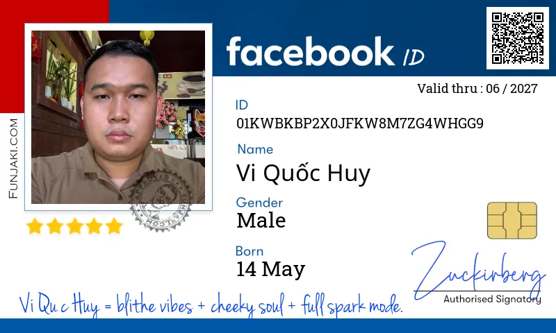 Facebook ID Card