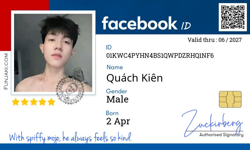Facebook ID Card