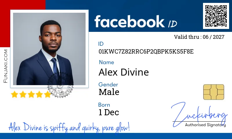 Facebook ID Card