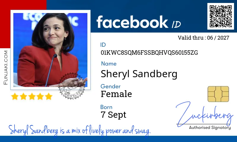 Facebook ID Card