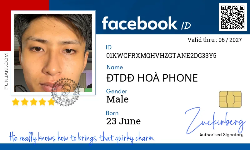 Facebook ID Card