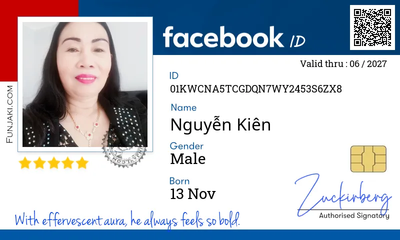 Facebook ID Card