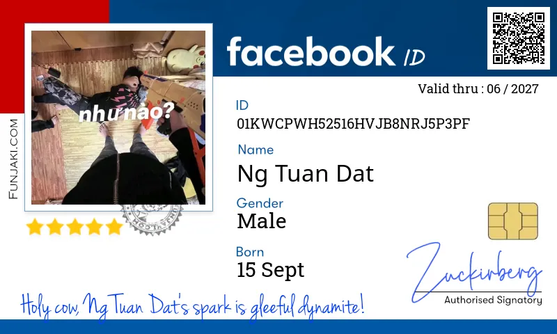 Facebook ID Card