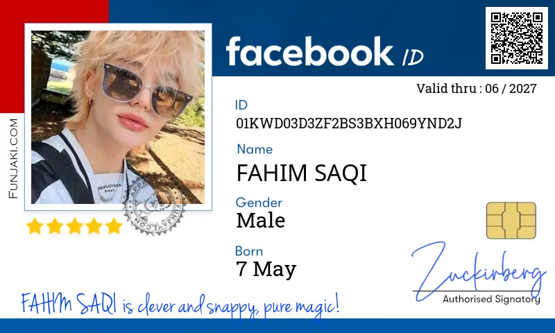 Facebook ID Card