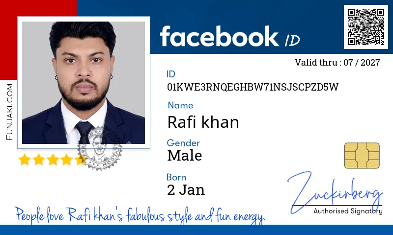 Facebook ID Card