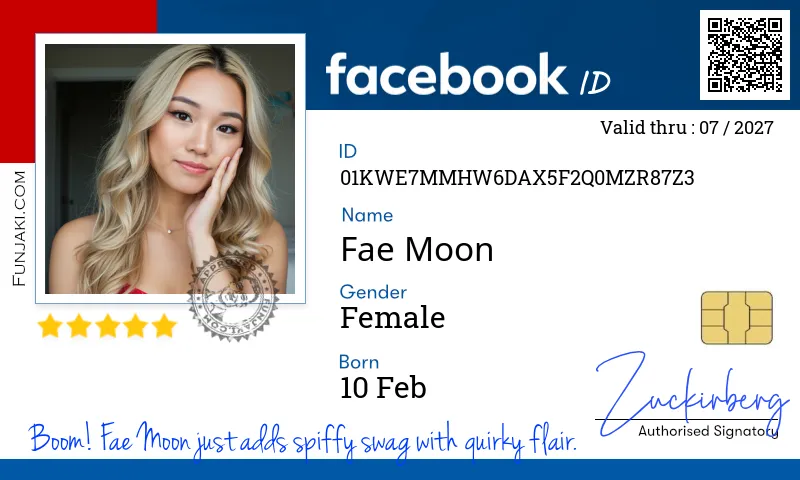 Facebook ID Card