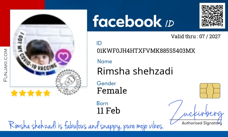 Facebook ID Card