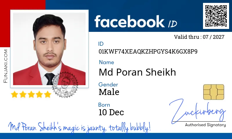 Facebook ID Card