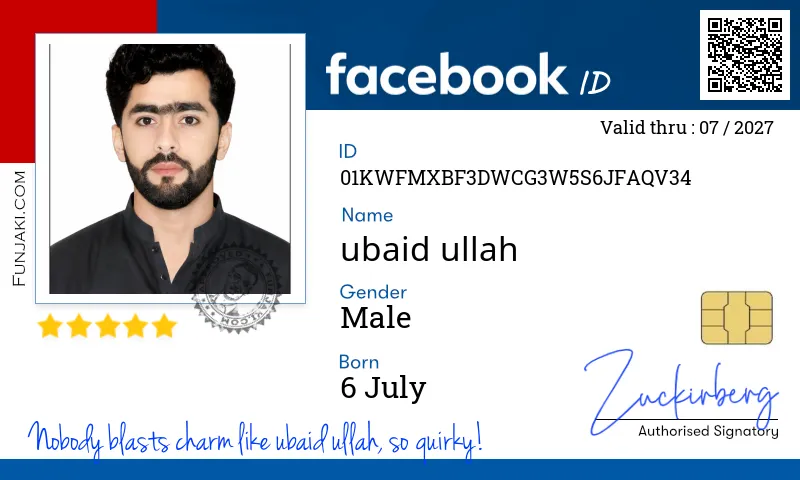 Facebook ID Card