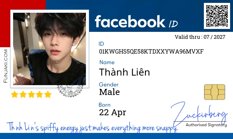 Facebook ID Card