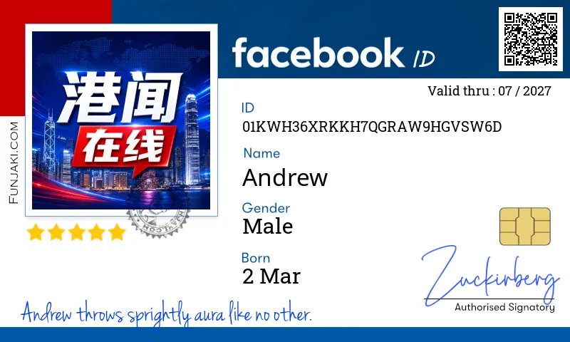 Facebook ID Card